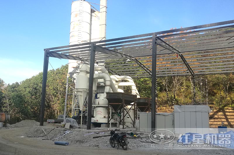 石英石磨粉生產(chǎn)線在建現(xiàn)場