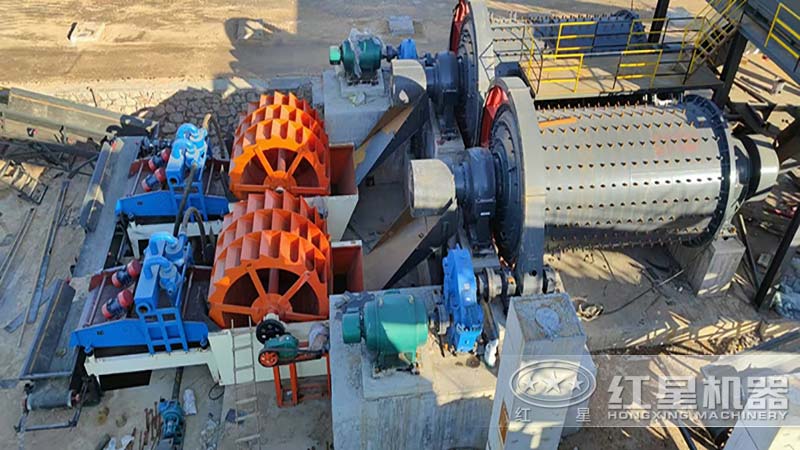 球磨機制砂現(xiàn)場實拍