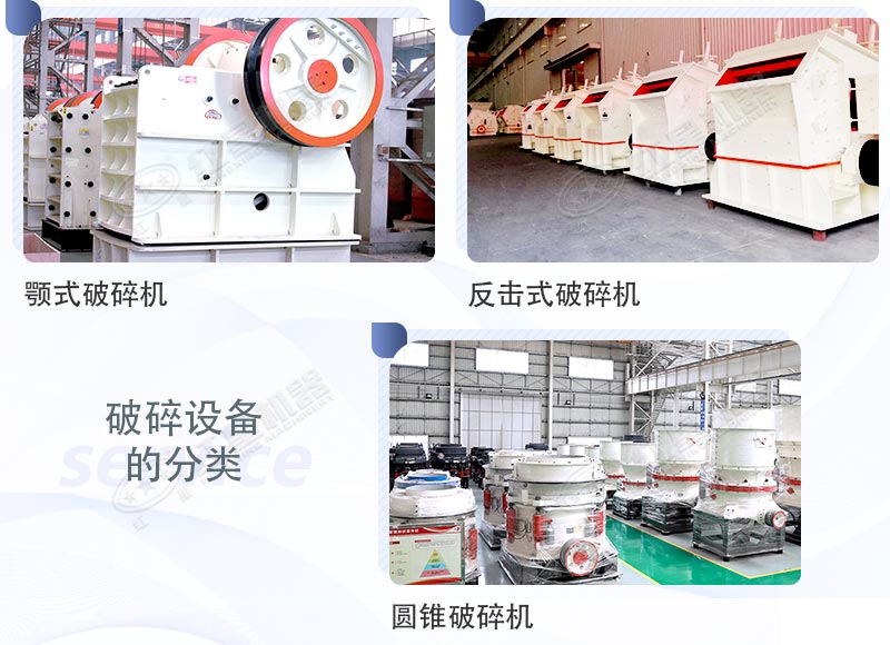 破碎設備的分類 破碎設備的分類