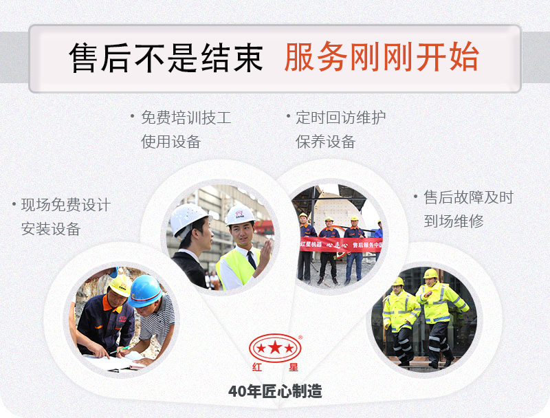 紅星機(jī)器全程為您服務(wù)！