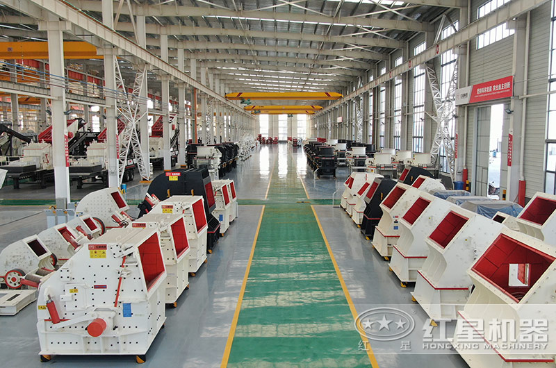 道砟石破碎機廠區(qū)現貨