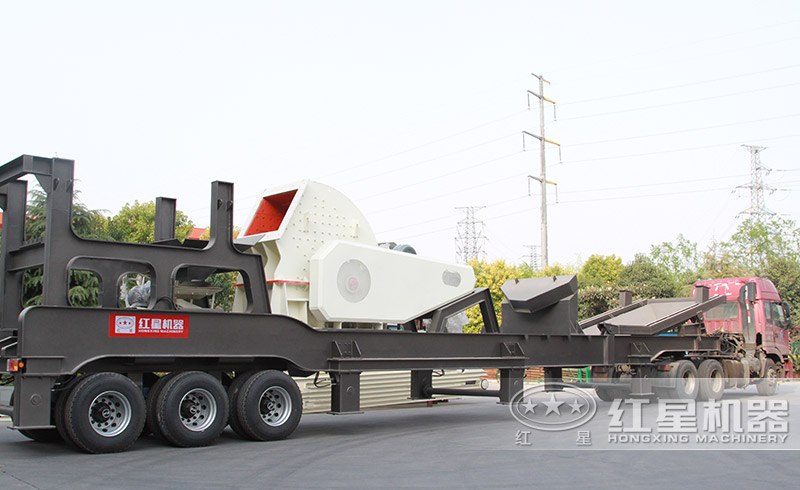 移動式重錘碎石機(jī)發(fā)貨現(xiàn)場
