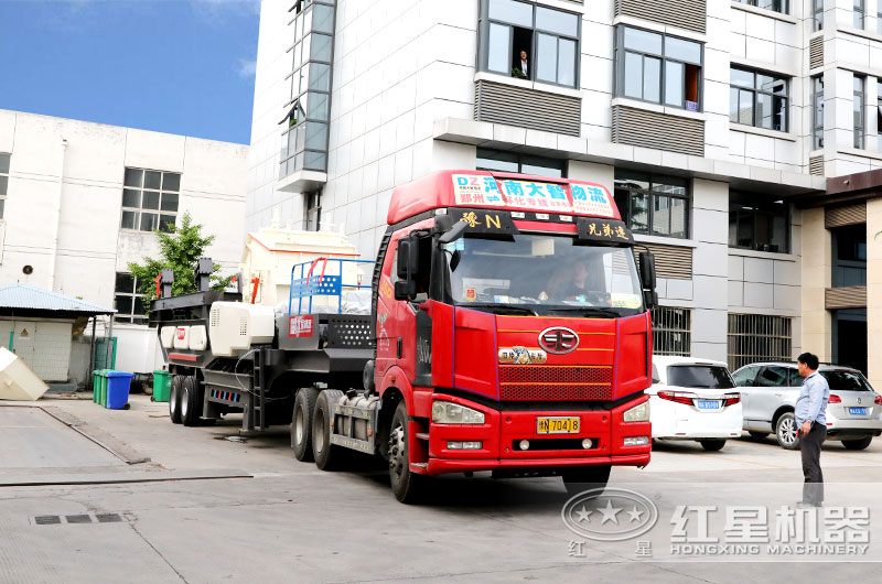 移動(dòng)式破碎磕沙機(jī)發(fā)往全國各地