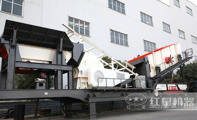 移動式重錘碎石機(jī)實拍圖