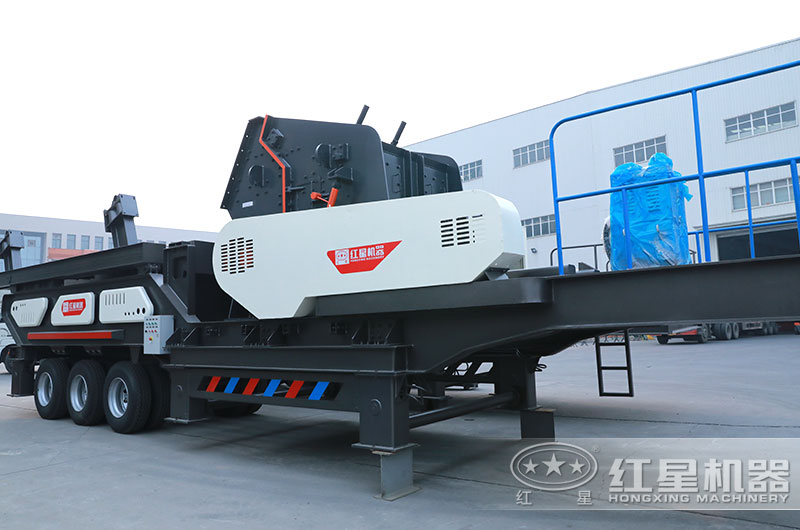 移動式建筑垃圾破碎機(jī)實(shí)拍圖