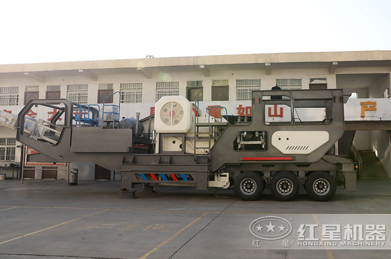 移動式粉碎機(jī)設(shè)備圖