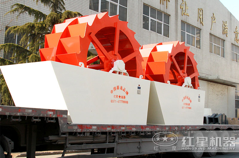 輪斗洗砂機(jī)發(fā)往湖南