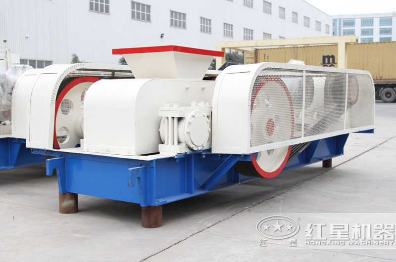 雙輥式破碎機成品圖