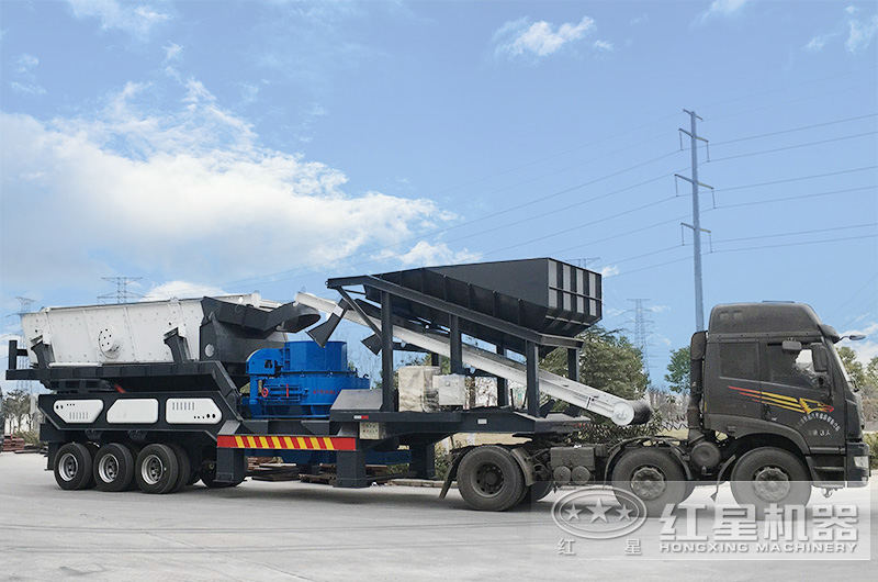 移動式石子整形機圖片 移動式石子整形機圖片