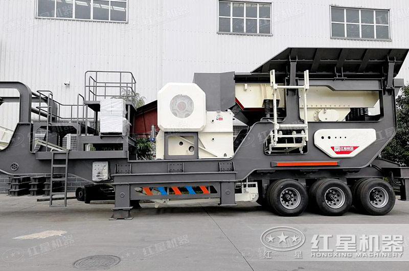 顎式移動石子破碎機圖片