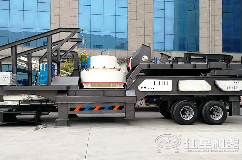 移動式制砂機靈活機動，方便快捷