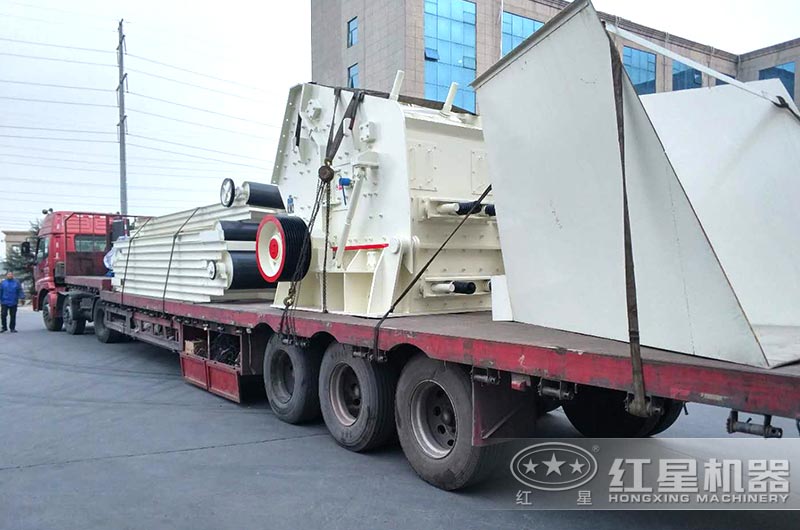 紅星直銷，全套石灰石破碎機設備發(fā)貨出廠