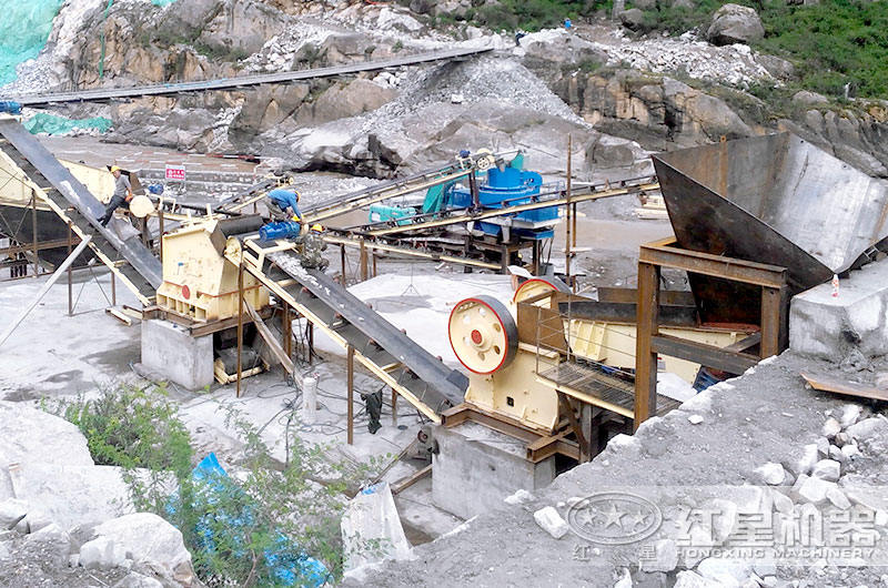 鵝卵石打沙機(jī)生產(chǎn)現(xiàn)場(chǎng)
