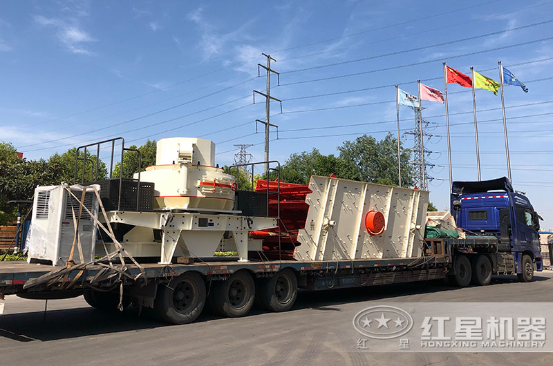 鵝卵石打沙機(jī)發(fā)貨圖