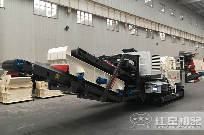 反擊破作為主機(jī)的履帶制砂機(jī) 反擊破作為主機(jī)的履帶制砂機(jī)