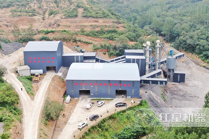 河南登封砂石廠，全封閉，更環(huán)保