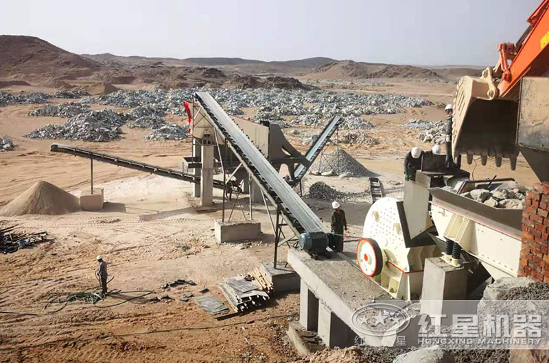 PCZ重錘破處理石灰?guī)r現(xiàn)場(chǎng)圖片